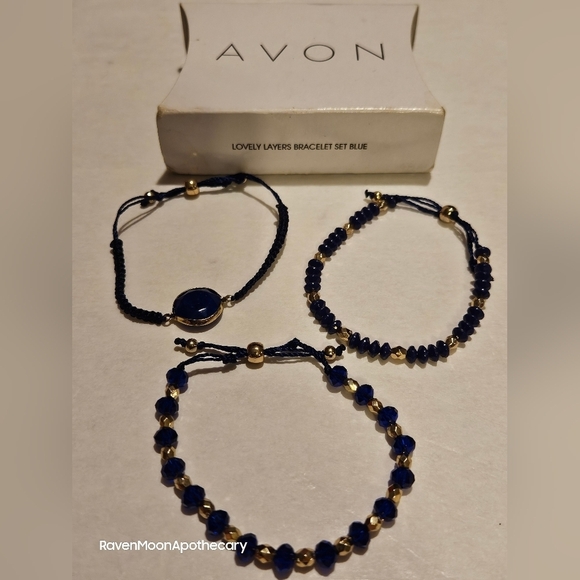 2018 Avon Blue Stacking Bracelets - Picture 4 of 6